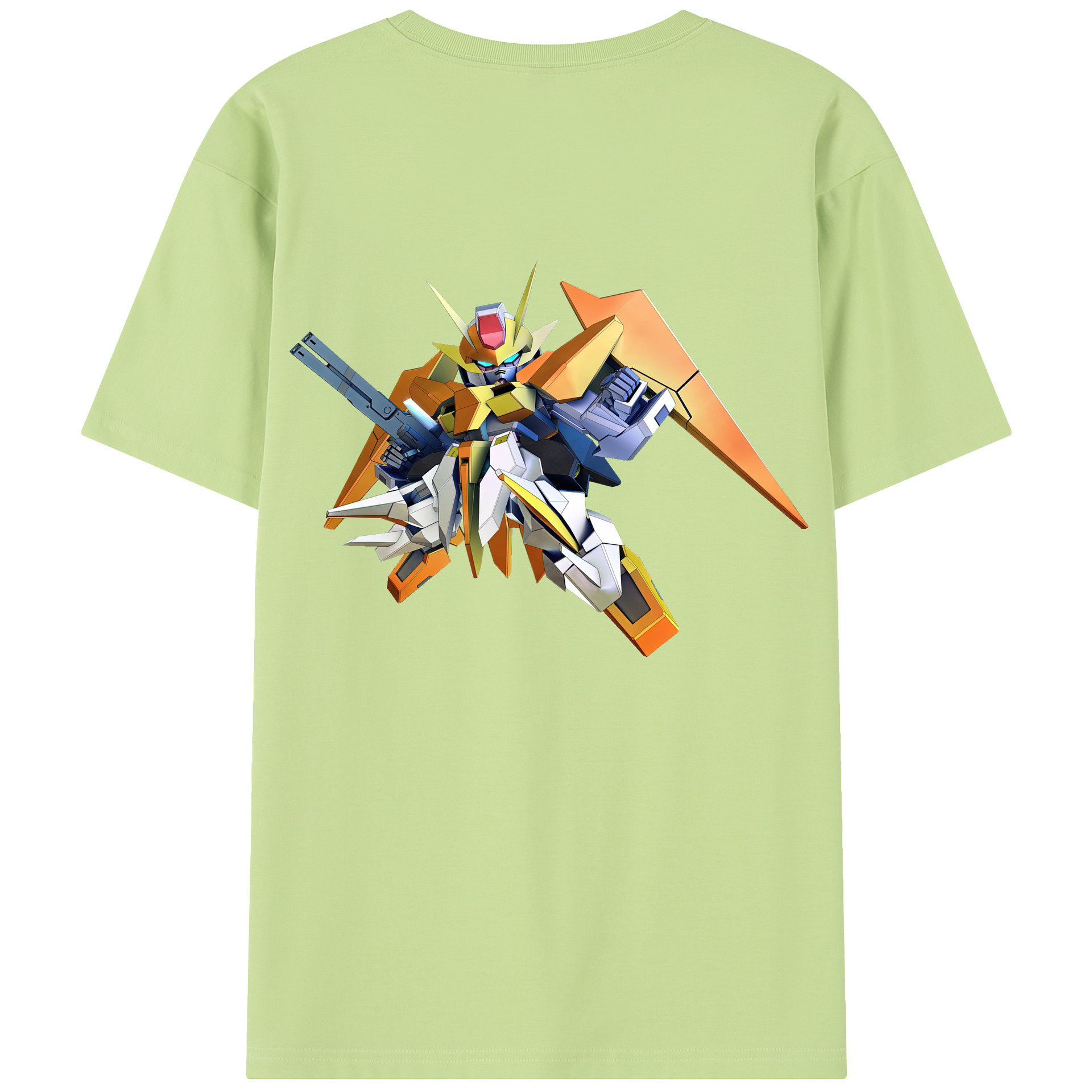 （画像用） 機動戦士ガンダム Mobile Suit Gundam 綿100％半袖Tシャツ（背面プリント）
